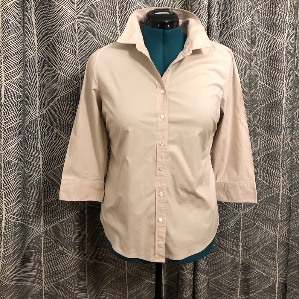 J. Crew Beige Button Down Shirt